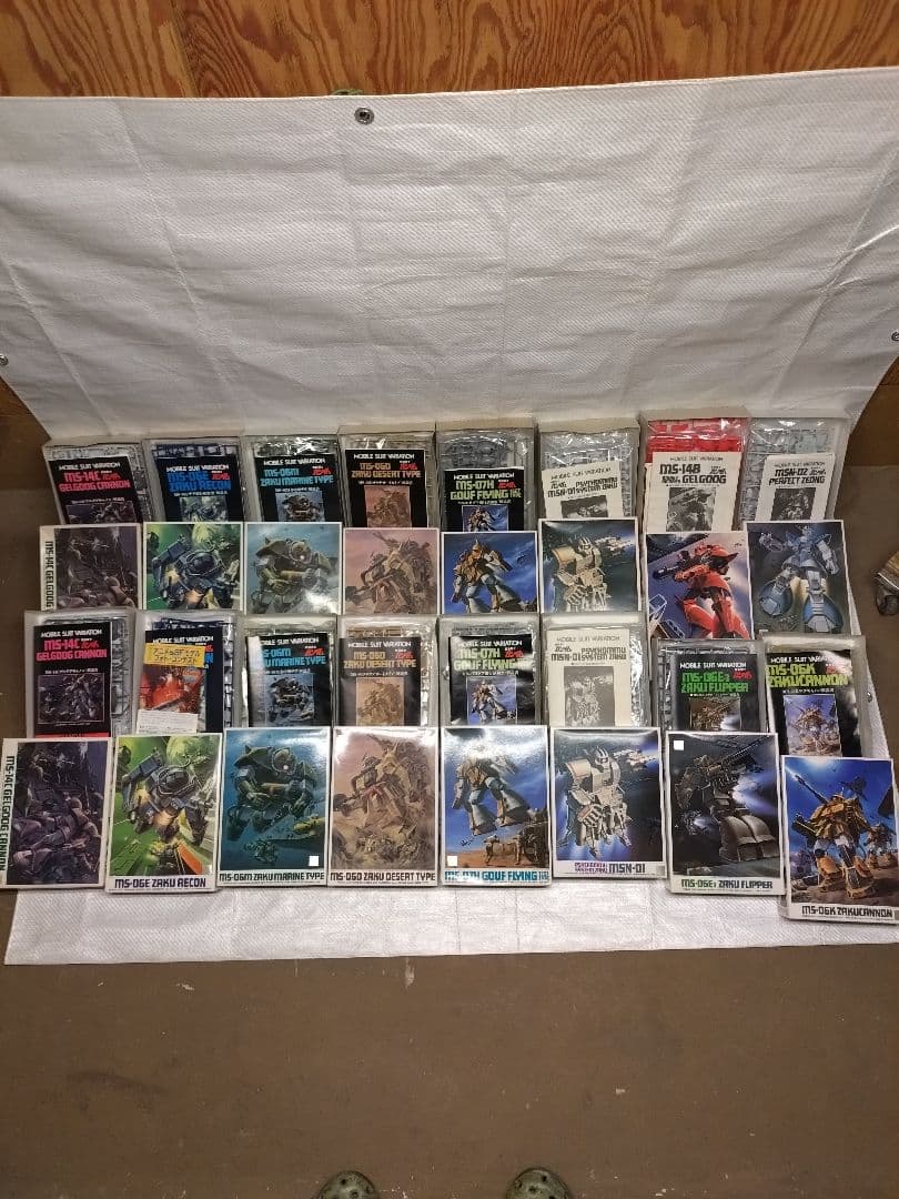 機動戦士ガンダムMSVモビルスーツバリエーションセット当時物