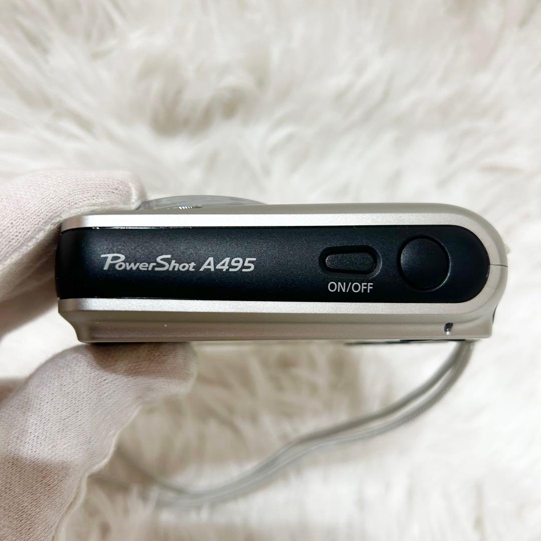 未使用級✨箱付✨Canon PowerShot A495 単3電池式 動作良好✨ - メルカリ