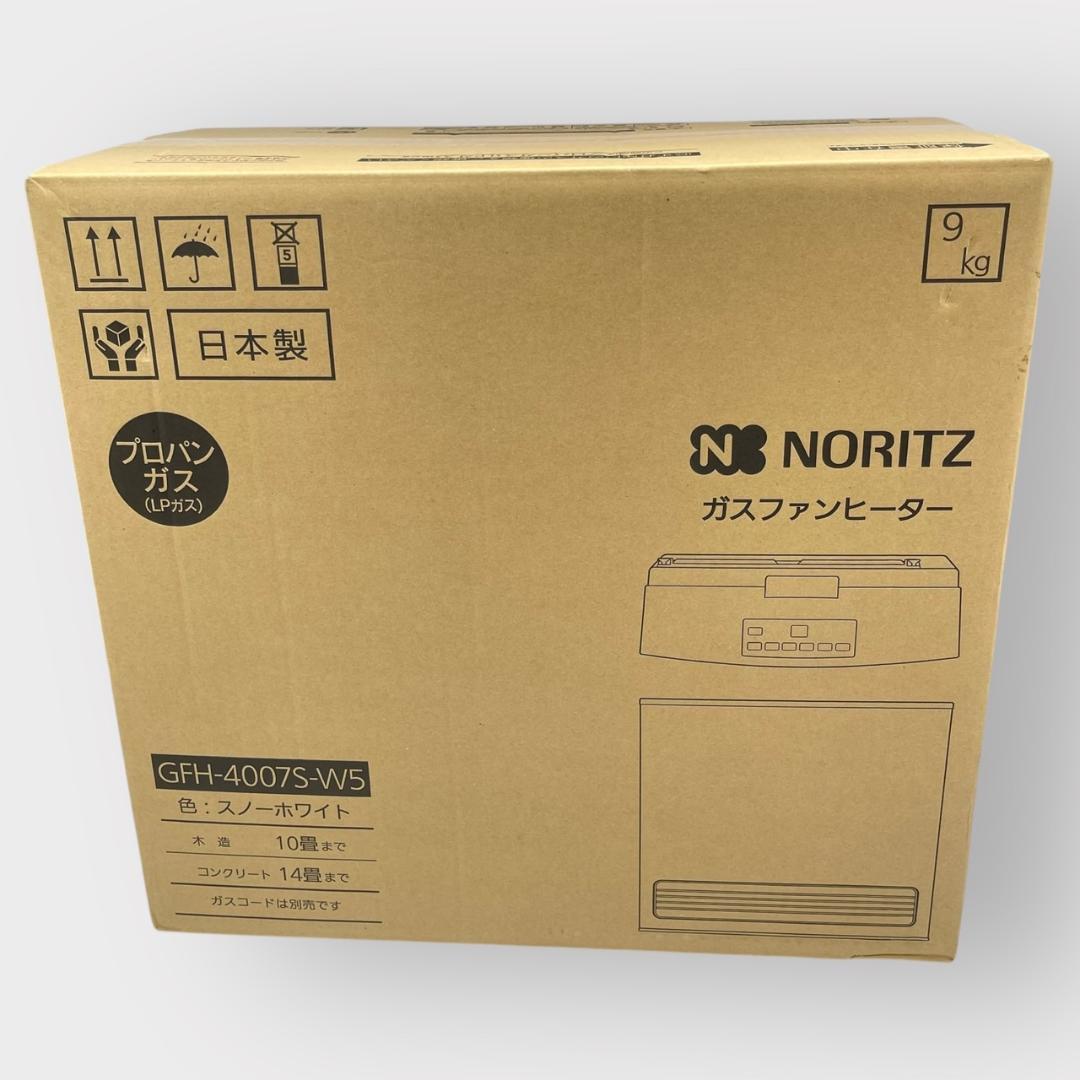 NORITZ ガスファンヒーター GFH-4007S-W5(LPガス) Amazon | ノーリツ Noritz ガスファンヒーター Standard Type スノー