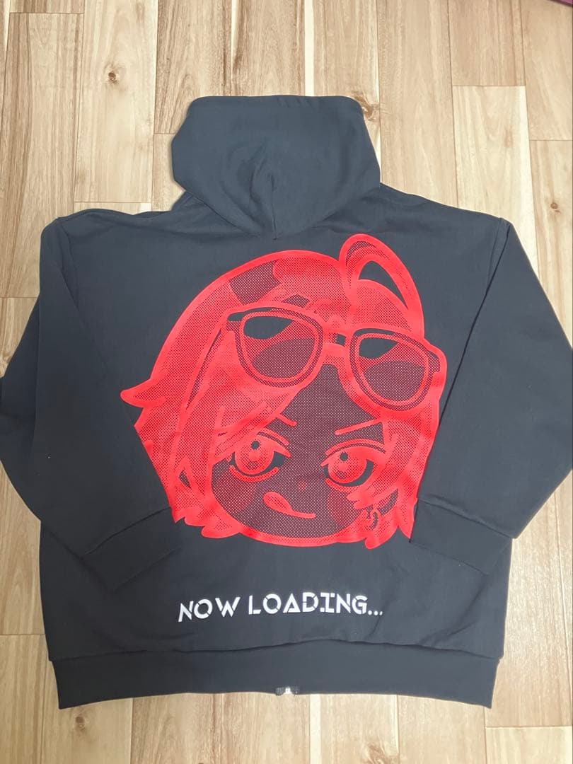 山田涼介 LEO ビッグパーカー バックプリントデザイン ジッ