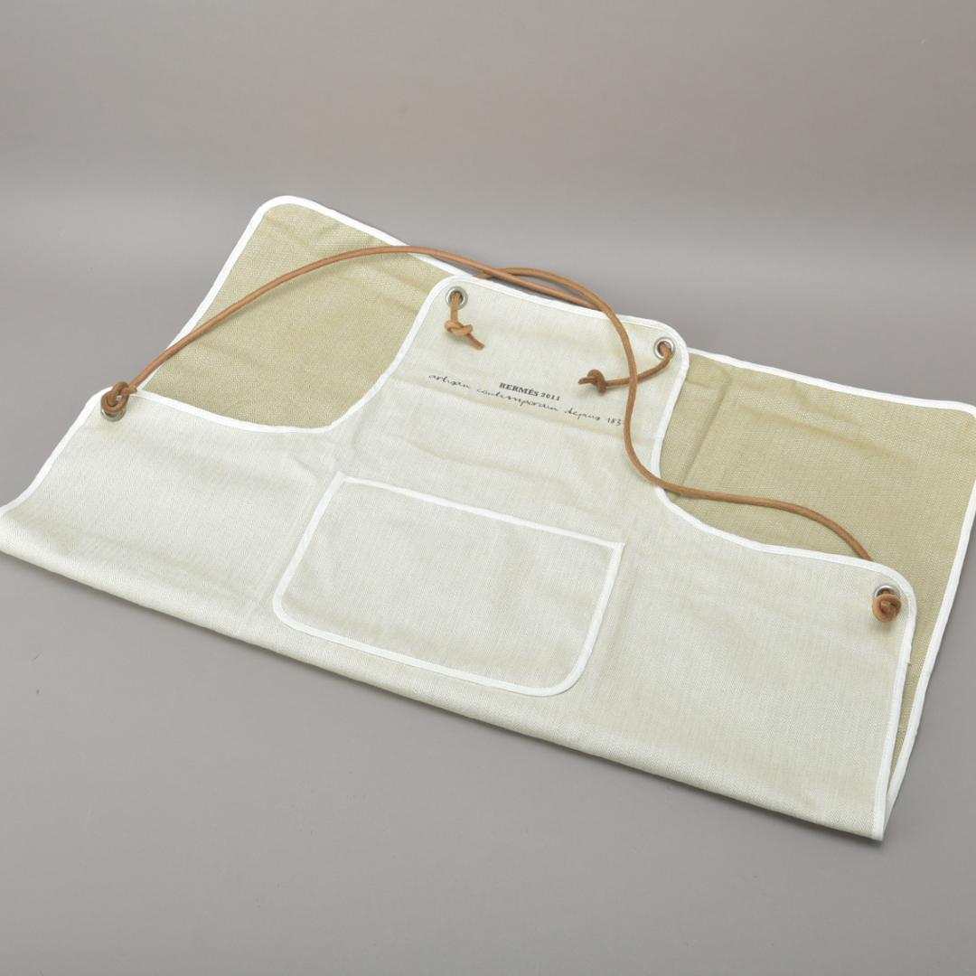 非売品◇エルメス 2011年 イベント限定 エプロン おまけ付き コットン 販促