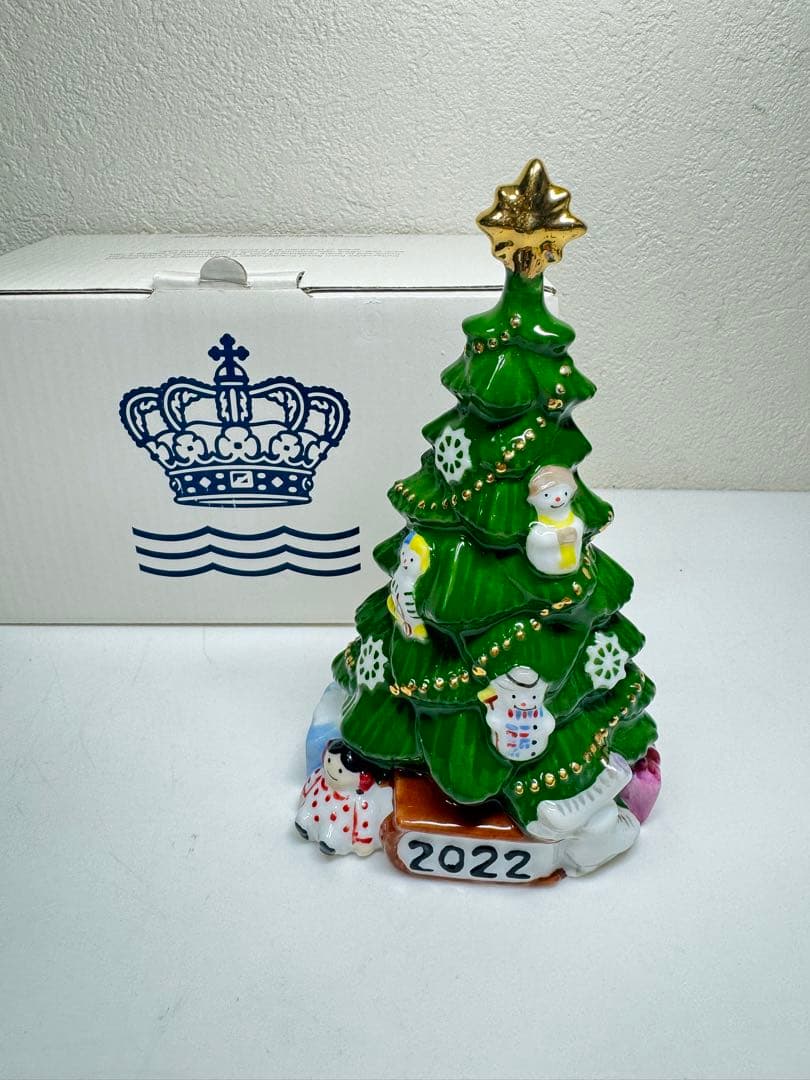 ロイヤルコペンハーゲン クリスマスツリー2022年版 美品】ロイヤルコペンハーゲン クリスマスツリー 2022年 フィギュリン