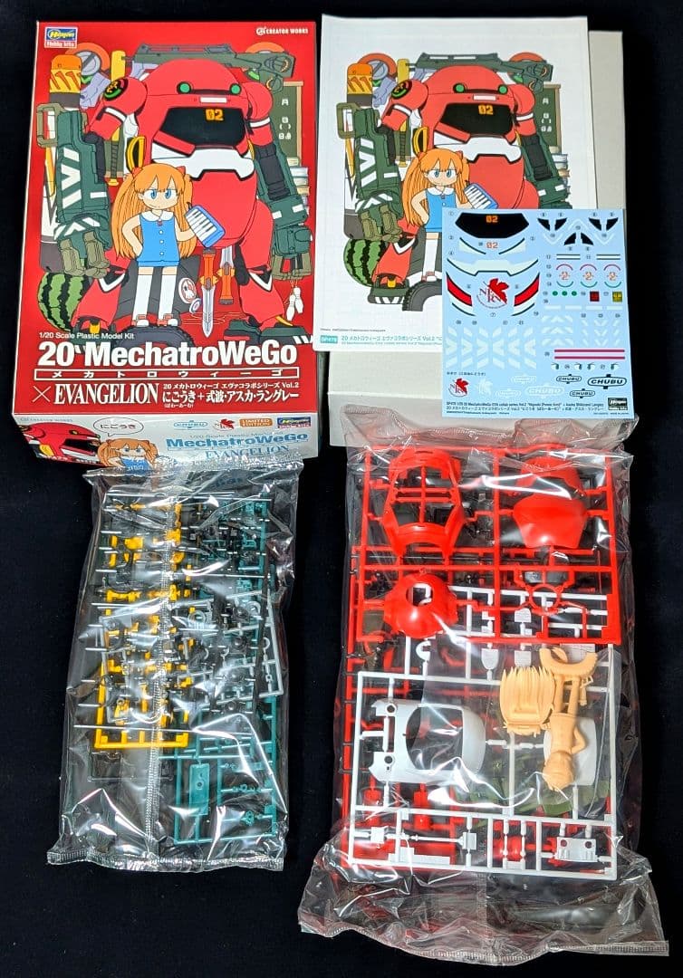 【新品・未組立】全5種セット メカトロウィーゴ × エヴァ プラモデル