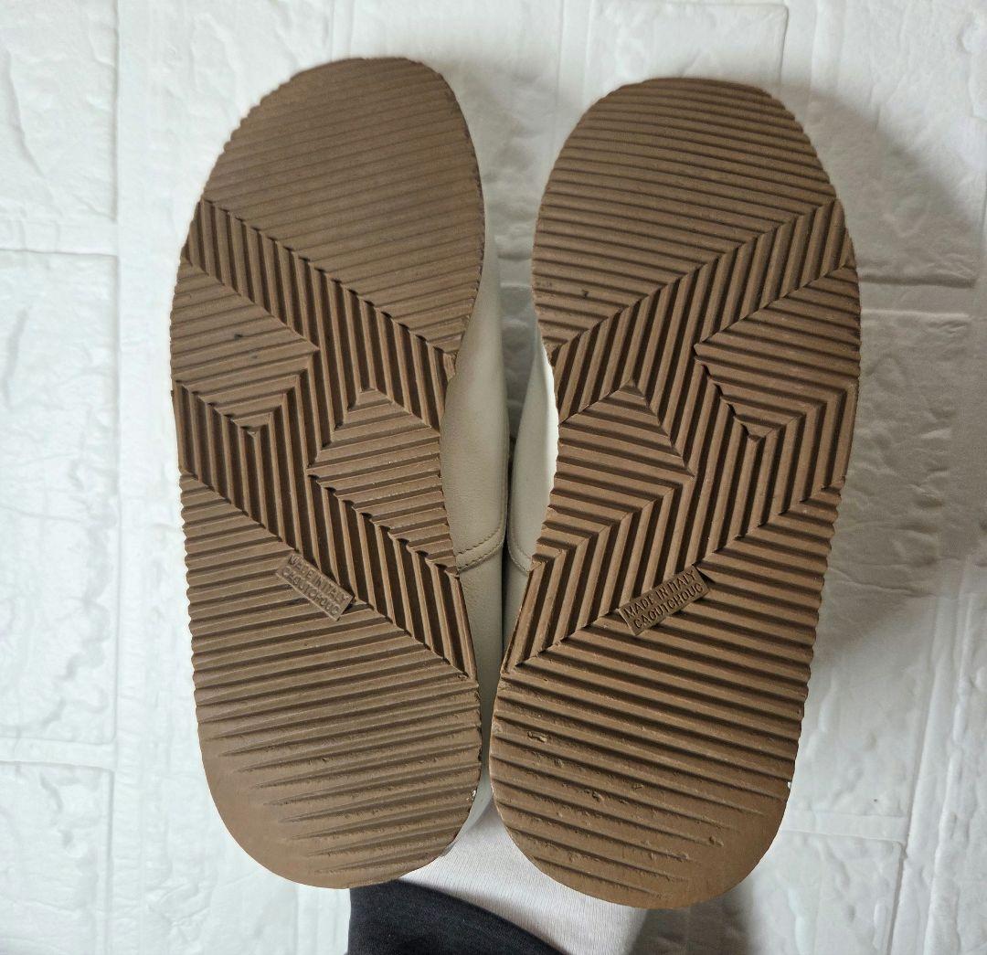 HERMES スニーカー ホワイト 37(23.5cm) Hロゴ