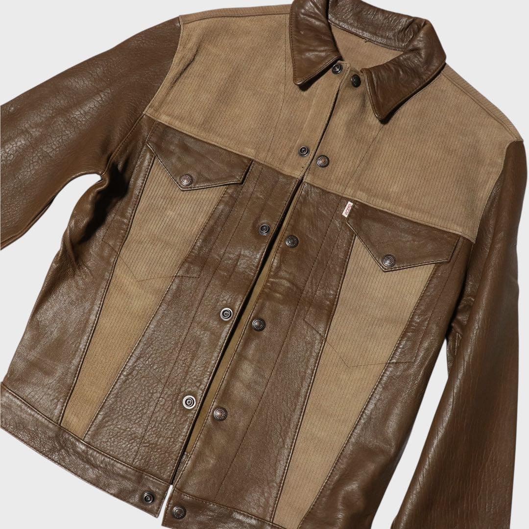 初期☆WAREHOUSE☆50s 3rd レザージャケット☆トラッカージャケット