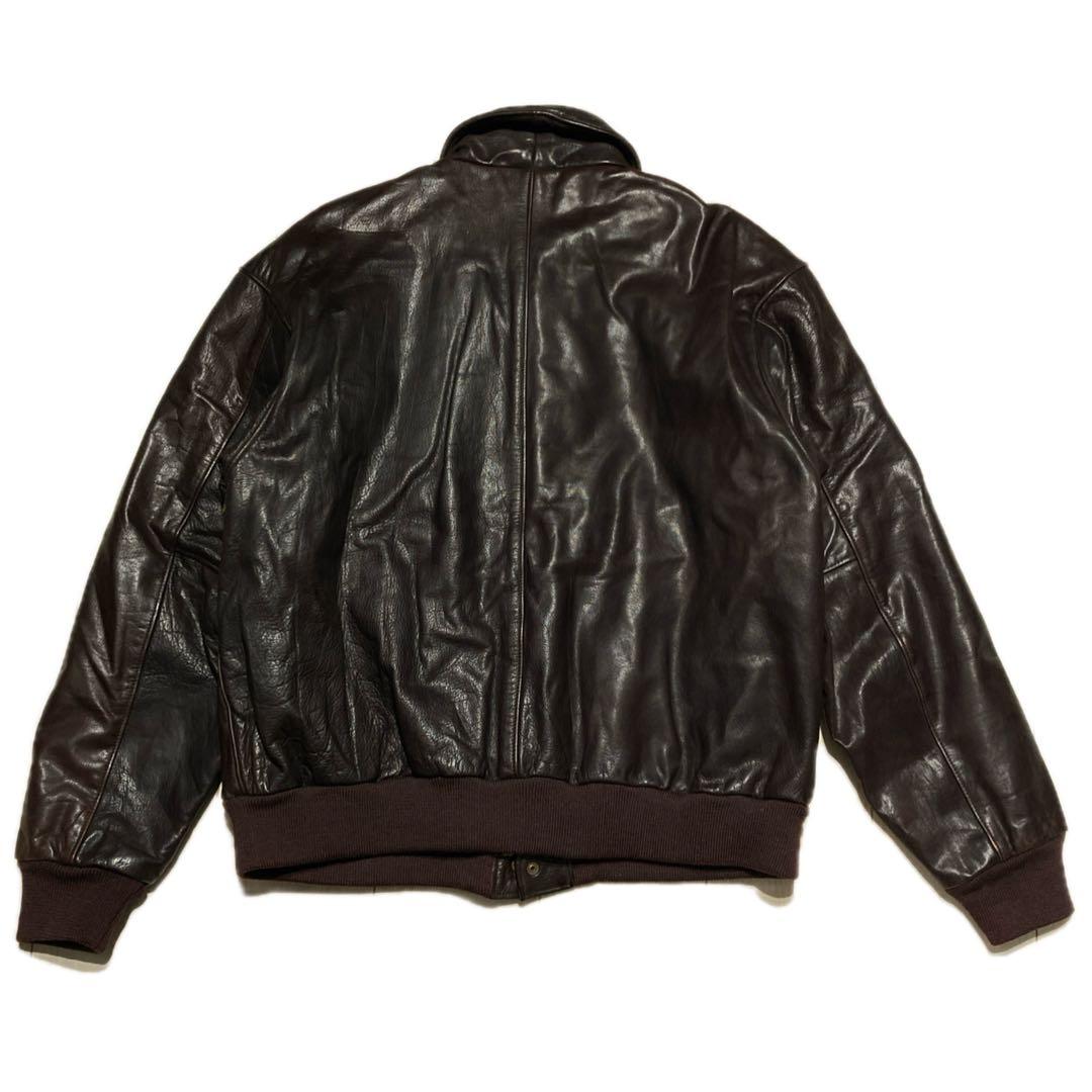 90's USA製 lands end A2 フライトレザージャケット サイズL - メルカリ
