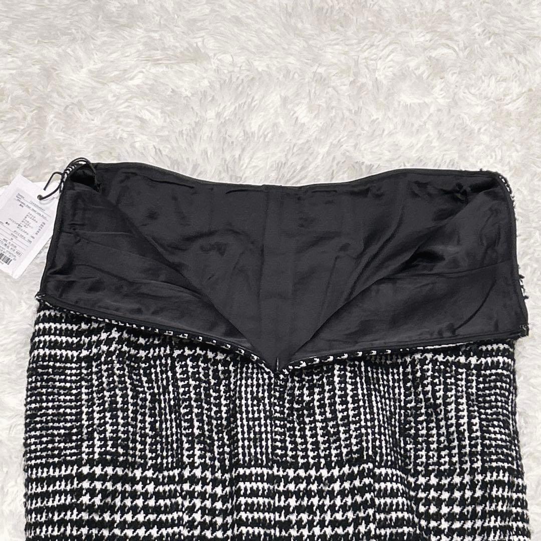 新品タグ付き✨herliptoハーリップトゥ チェック ツイードロング