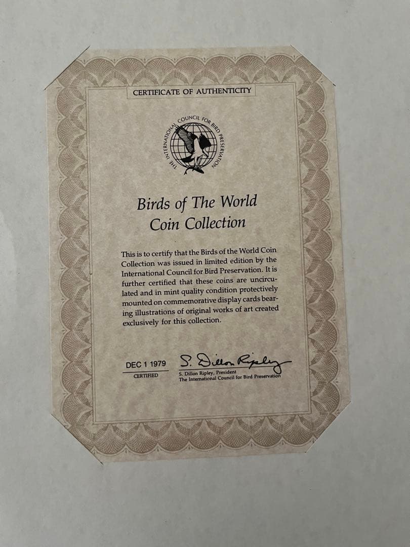 フランクリンミント世界の鳥コインコレクション - メルカリ
