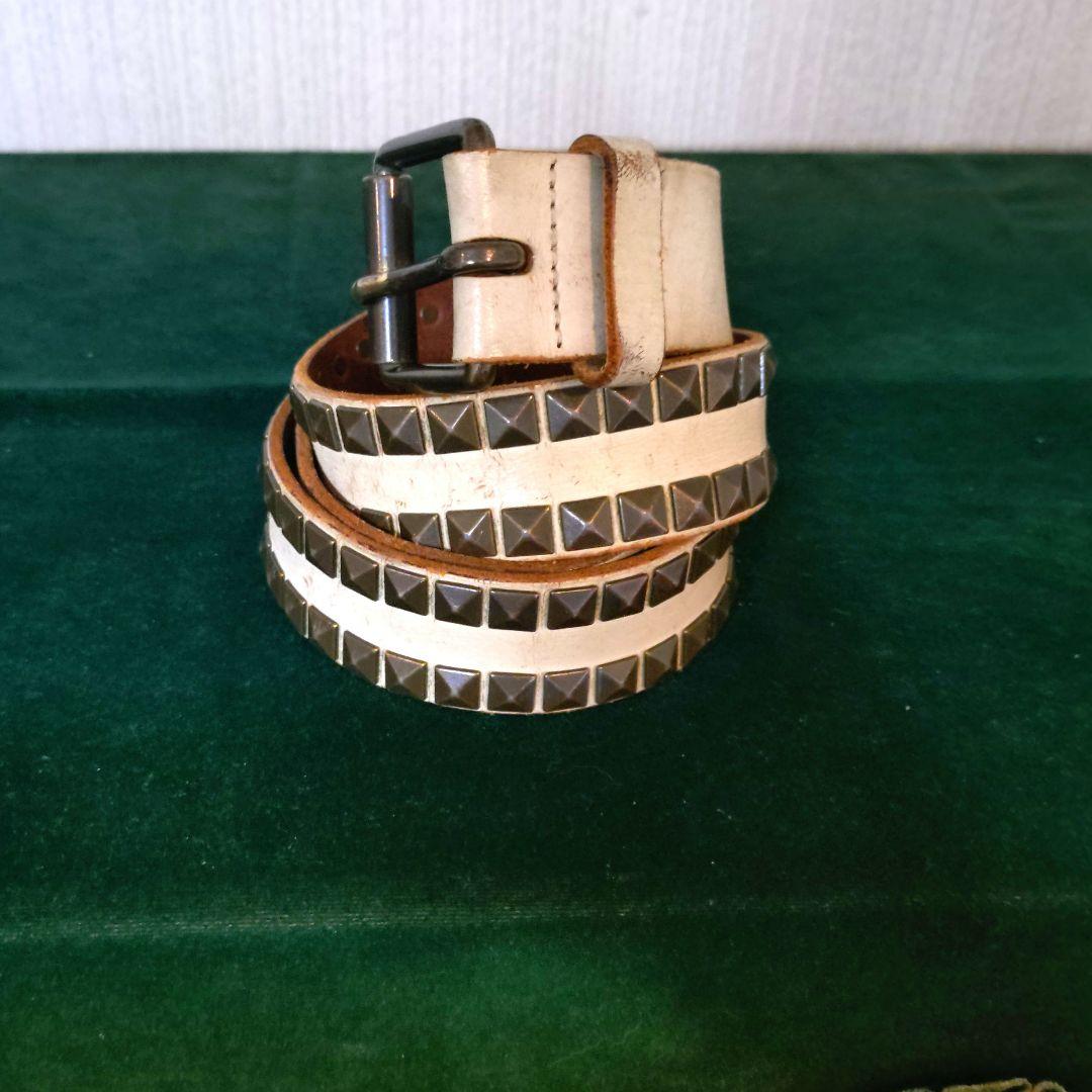 スタッズベルト 本革 y2k - メルカリ