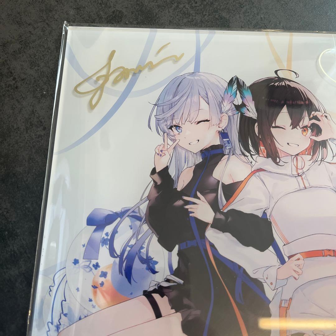 VESPERBELL 複製サイン入りアクリルパネル　アクリルボード