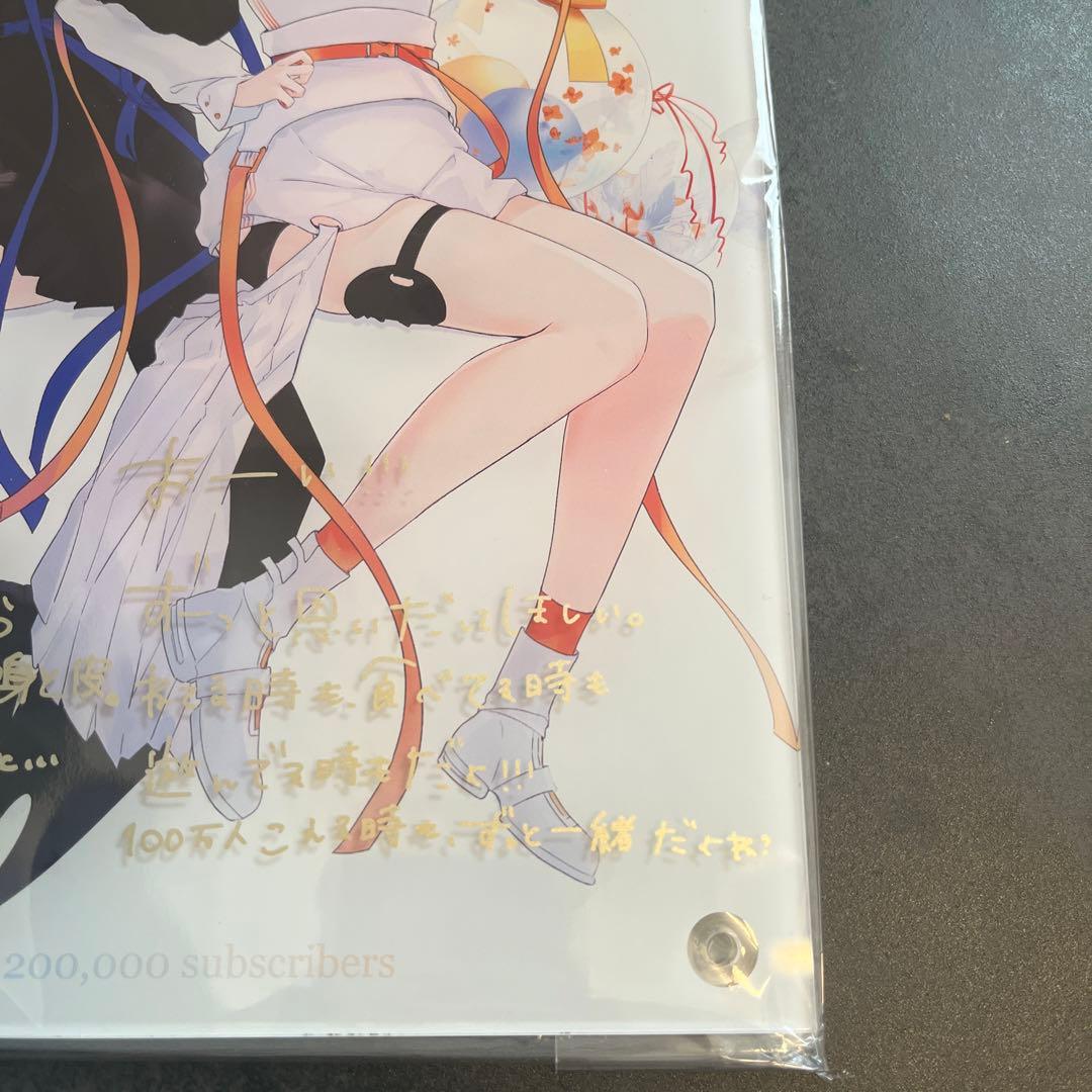 VESPERBELL 複製サイン入りアクリルパネル　アクリルボード