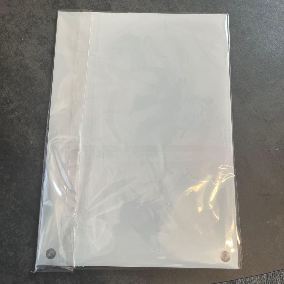 VESPERBELL 複製サイン入りアクリルパネル　アクリルボード