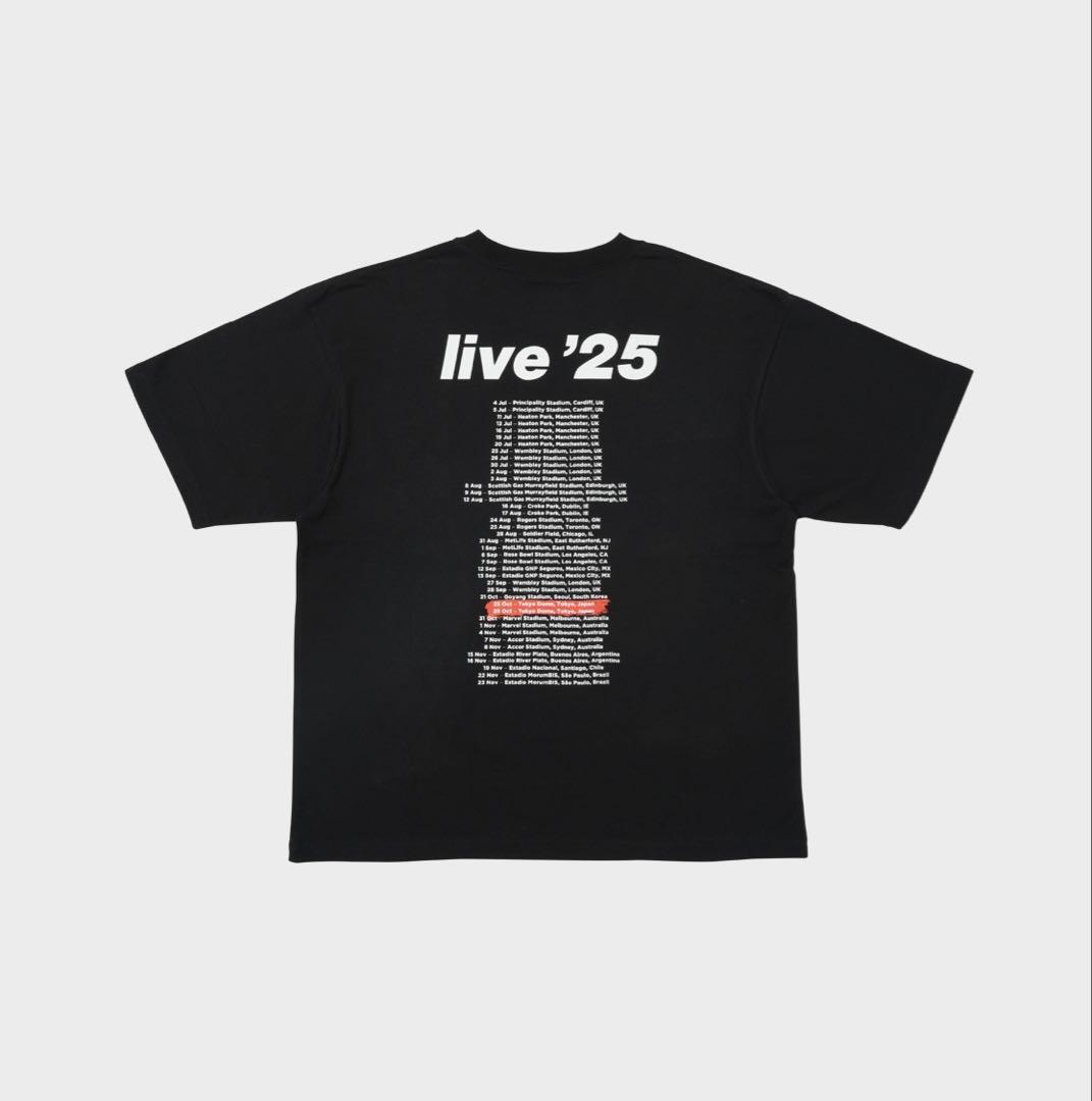 オアシス ライブ'25 【日本限定】カタカナTシャツBlack XLサイズ