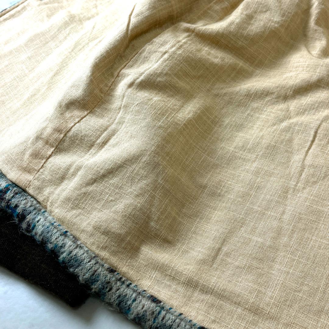 ブルートリック 岡山デニム ニット ジャケット L ウール アンゴラ トグル釦