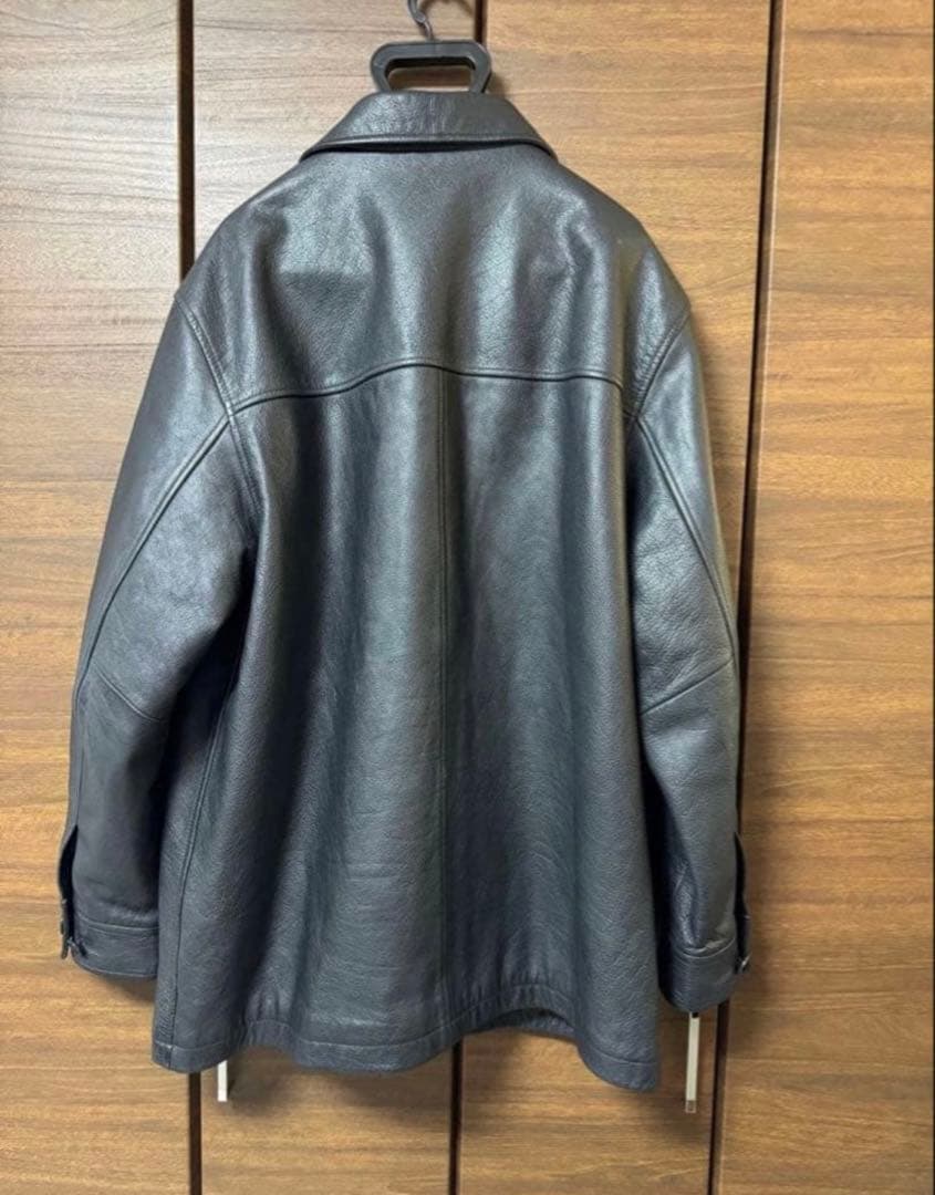 極美品】OLD GAP レザー カーコート ブラック L 野村訓市着用モデル