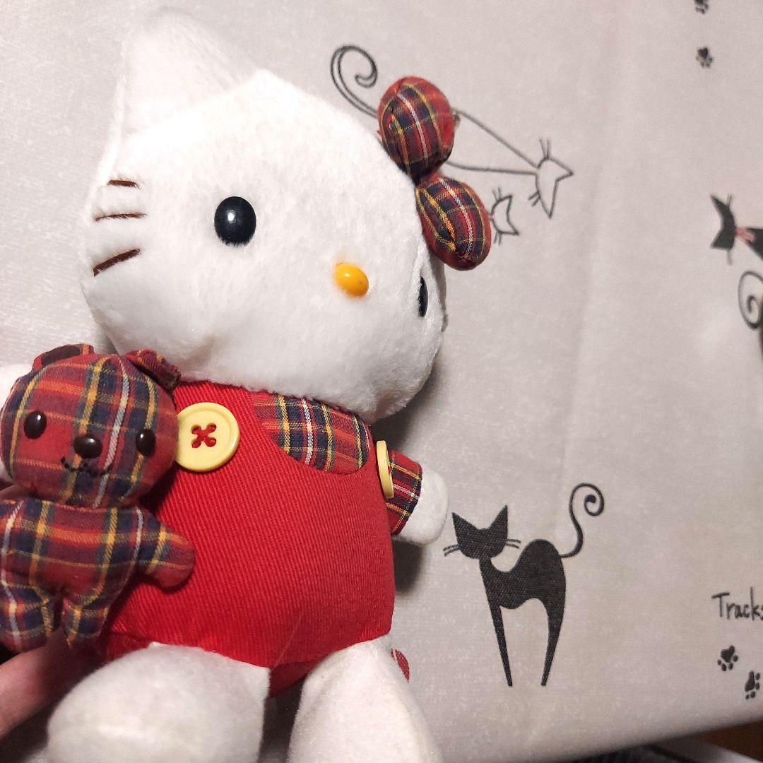サンリオ ハローキティ キティちゃん ぬいぐるみ タータンチェック