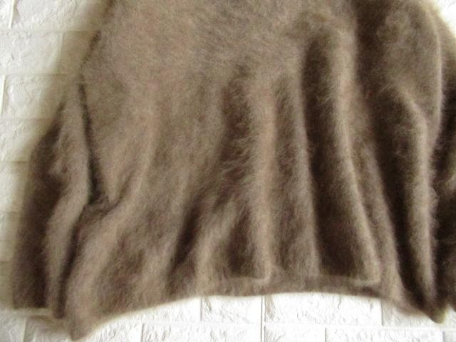 プラージュ plage ふわふわ 起毛 前後2way ファー ルーズ ニット