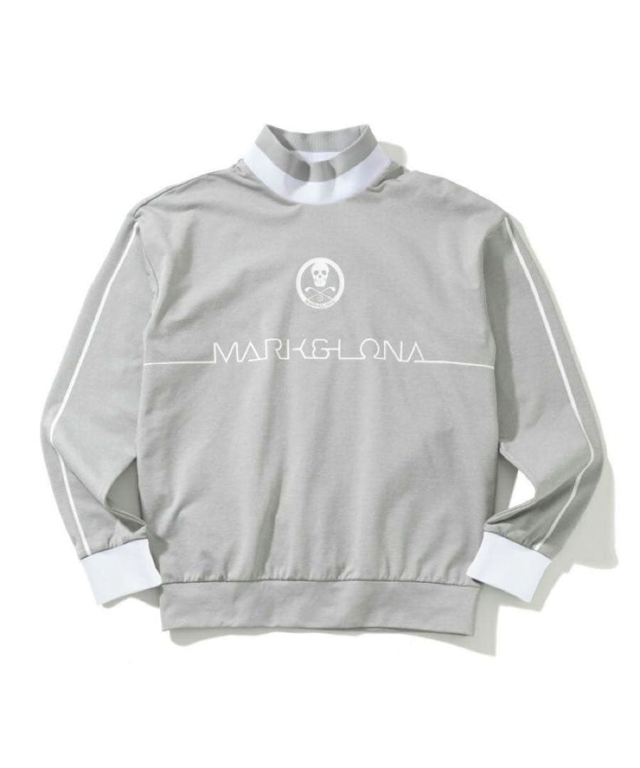 MARK&LONA BTL Mock Neck fleece |グレー XS MARK&LONA BTL Mock Neck fleece |グレー XS