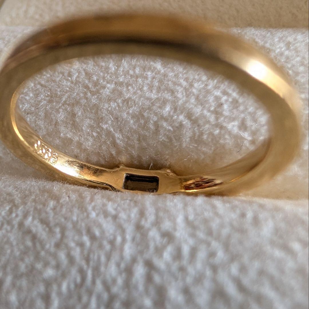 【ORECCHIO】 鑑定書付 0.568ct 天然ダイヤモンドリング 18K