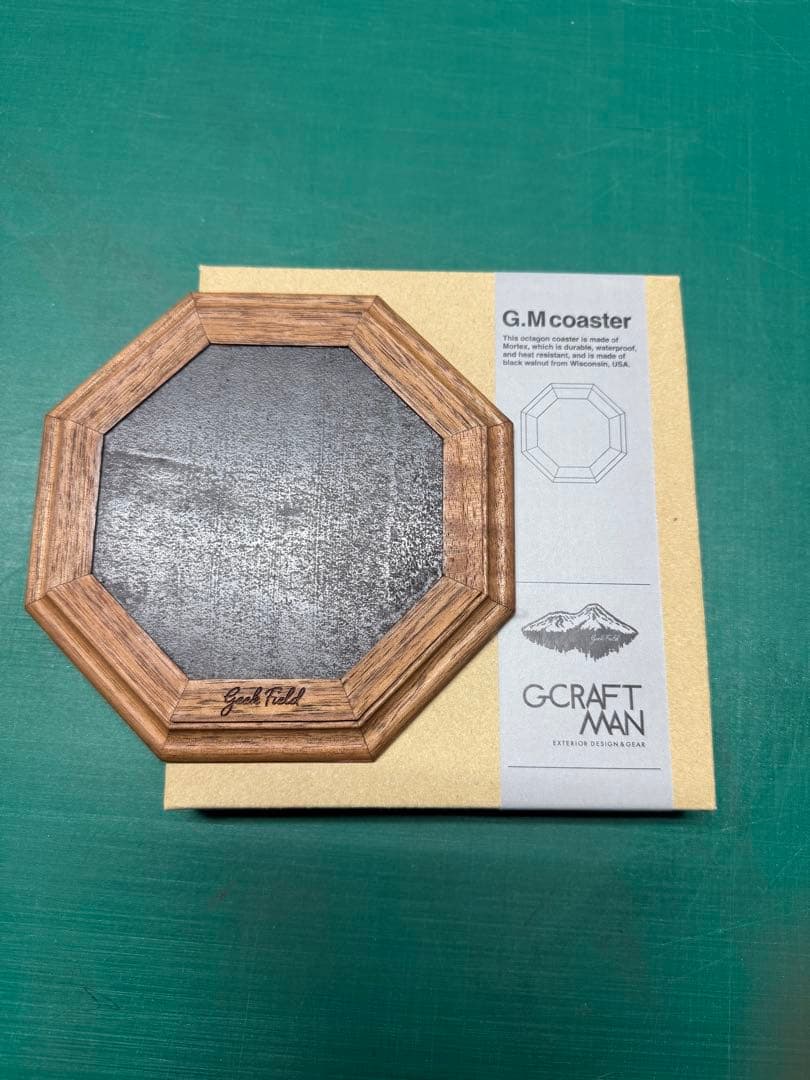 geek field × G.CRAFTMAN ウォールナット コースター