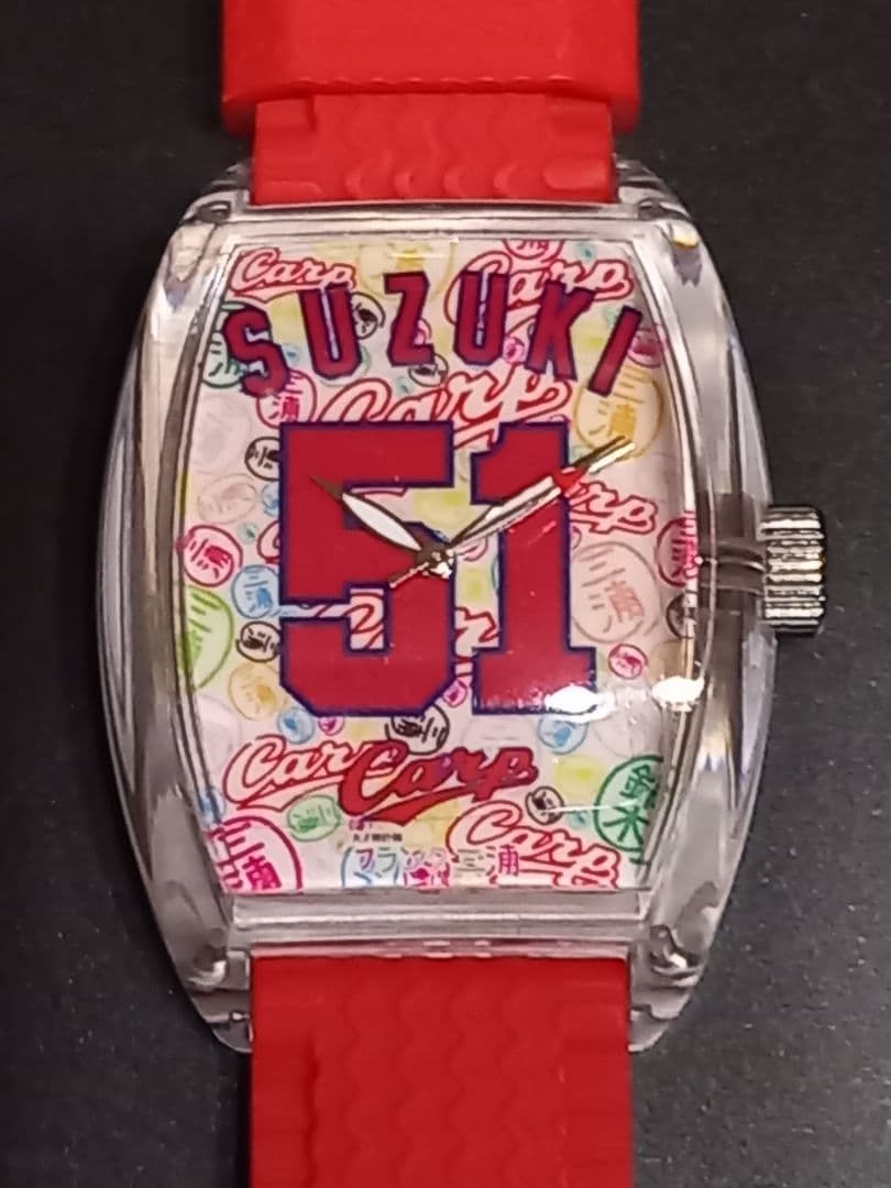 広島東洋カープ×フランク三浦 腕時計 鈴木誠也 完全非防水 1/500