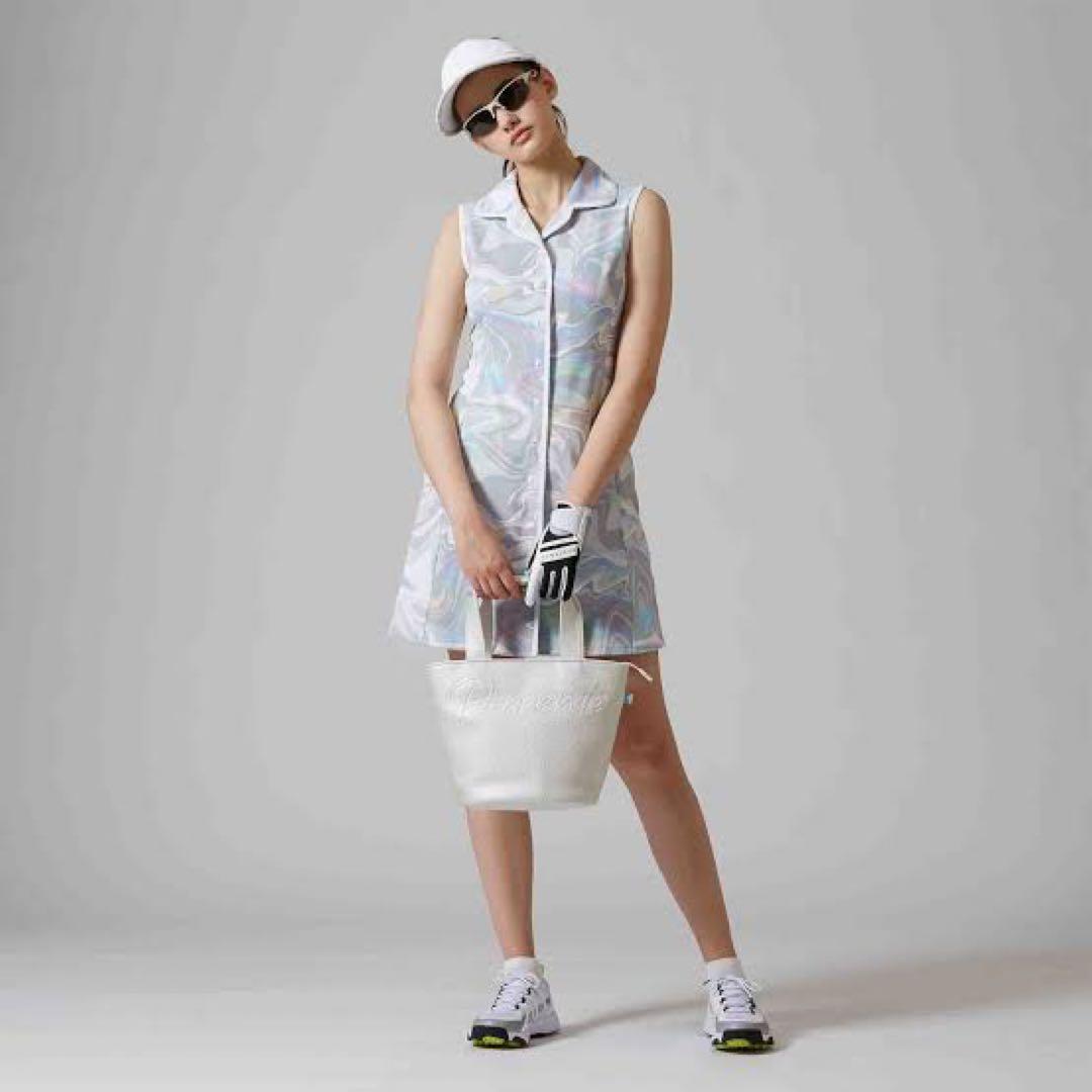 Descente ゴルフ ワンピース スリーブレス タグ付き - メルカリ