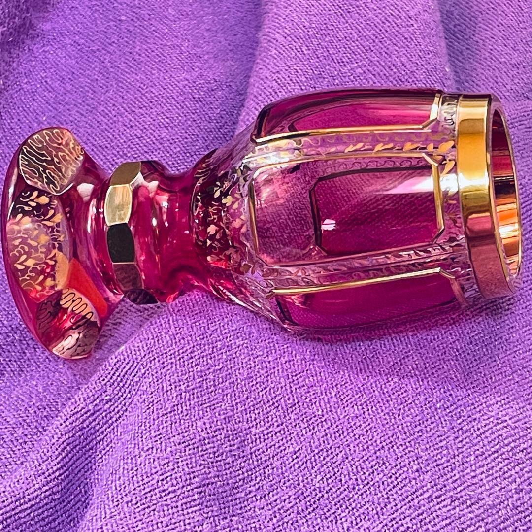 ボヘミアガラス エーゲルマン ロゼ アンティーク - メルカリ