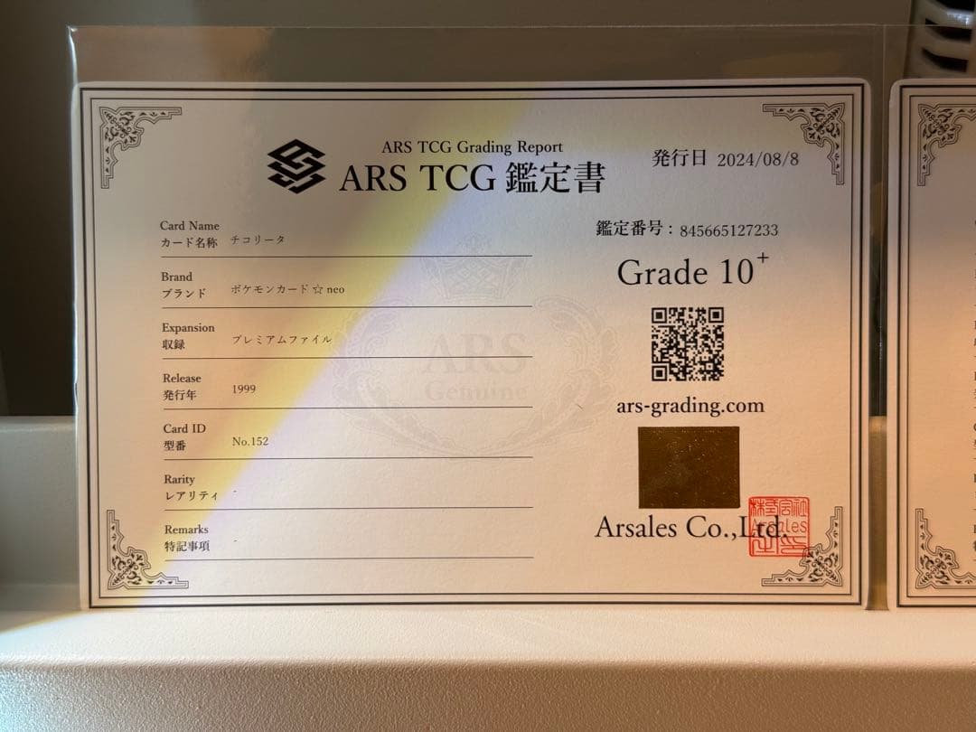 ARS10＋／チコリータ ベイリーフ メガニウム 旧裏 neo ネオ 1999年