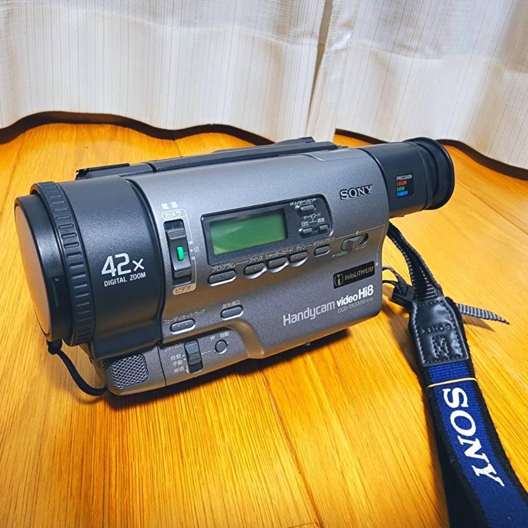 動作確認済】希少 高画質 SONY Hi8 CCD-TR3300 説明書 箱 - メルカリ