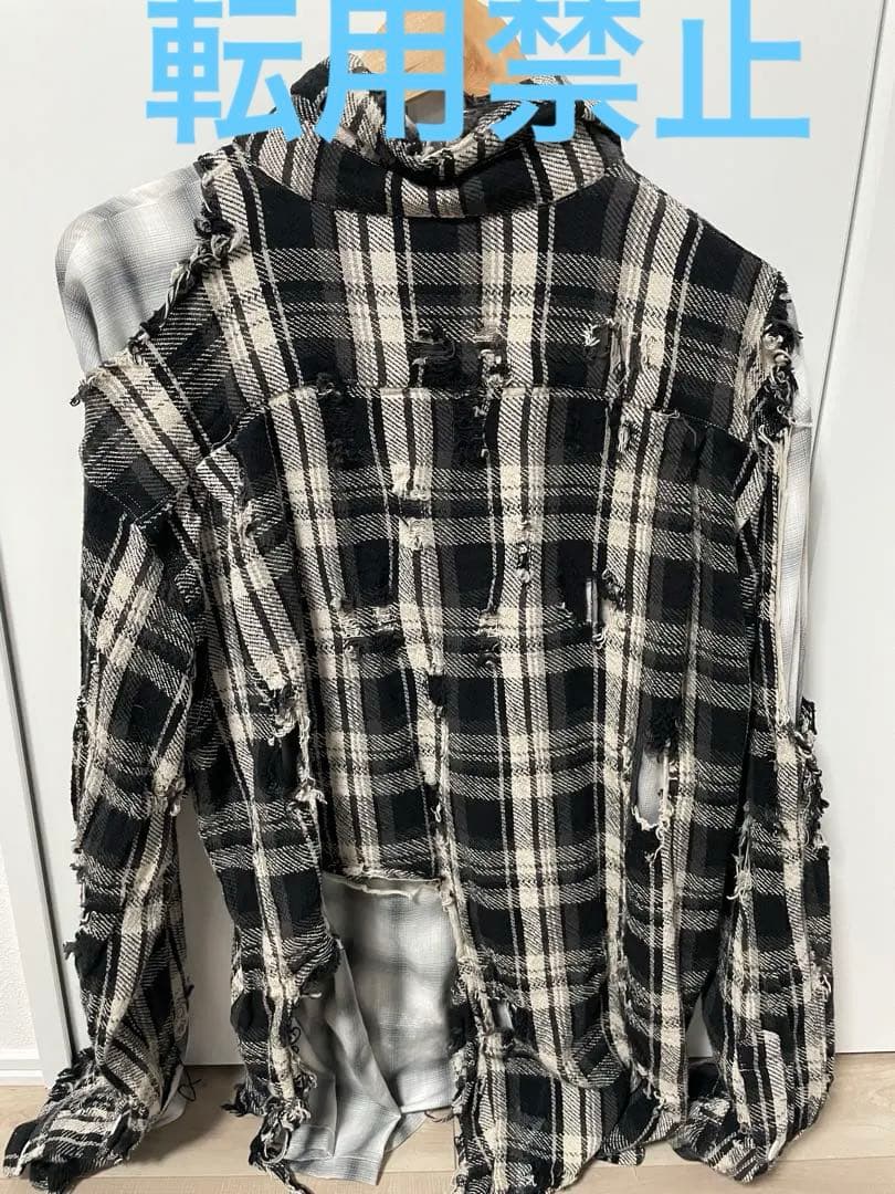 メゾン ミハラヤスヒロ ダメージシャツ サイズ44 - メルカリ