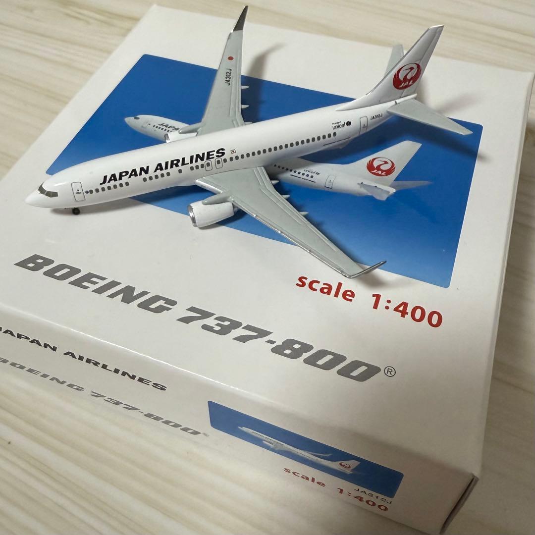 JAL ボーイング737-800 1/400 模型 - メルカリ