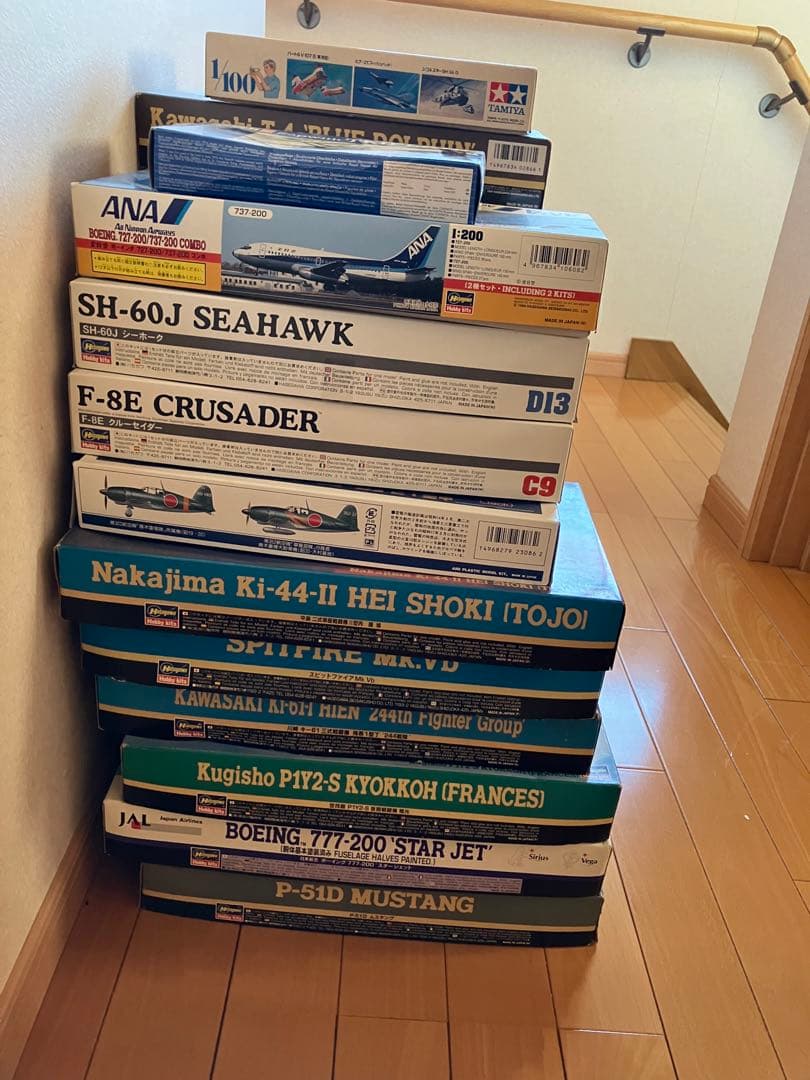 航空機プラモデルセット多数