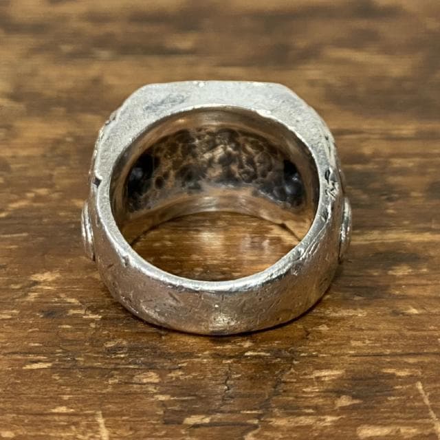 名作! 2007年 Y's アラベスク 退廃 シグネットリング シルバー950