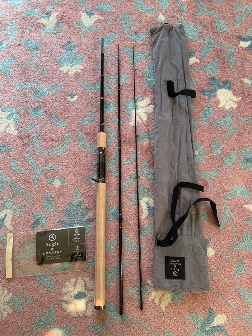 新品未使用品　保証書　アングロ&カンパニー　Angle フライロッド 収納ケース Amazon | アングル(ANGLE) アルミロッドケース 2PCスピニング用7'6