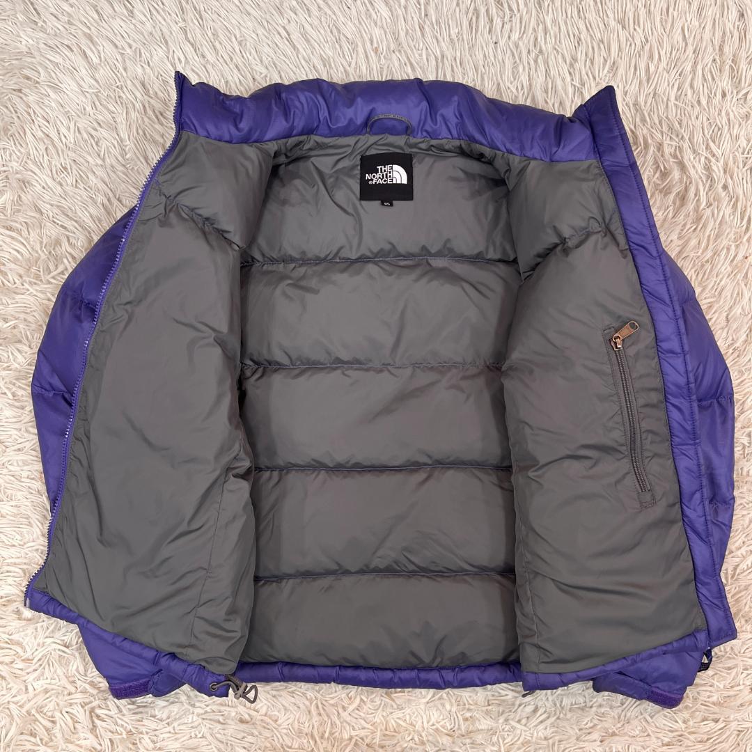 《美品》ザノースフェイス ヌプシ ダウンジャケット レディース 紫 85 (M)