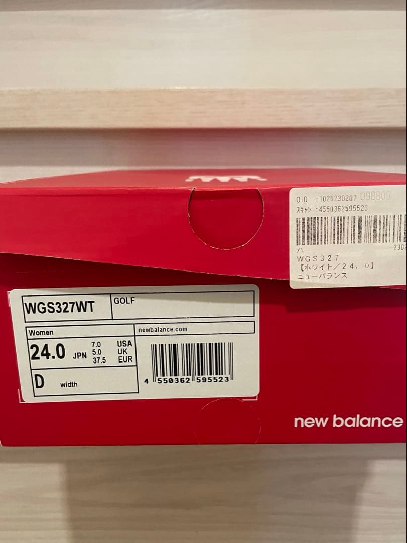 New Balance WGS327WT ゴルフシューズ 24.0cm