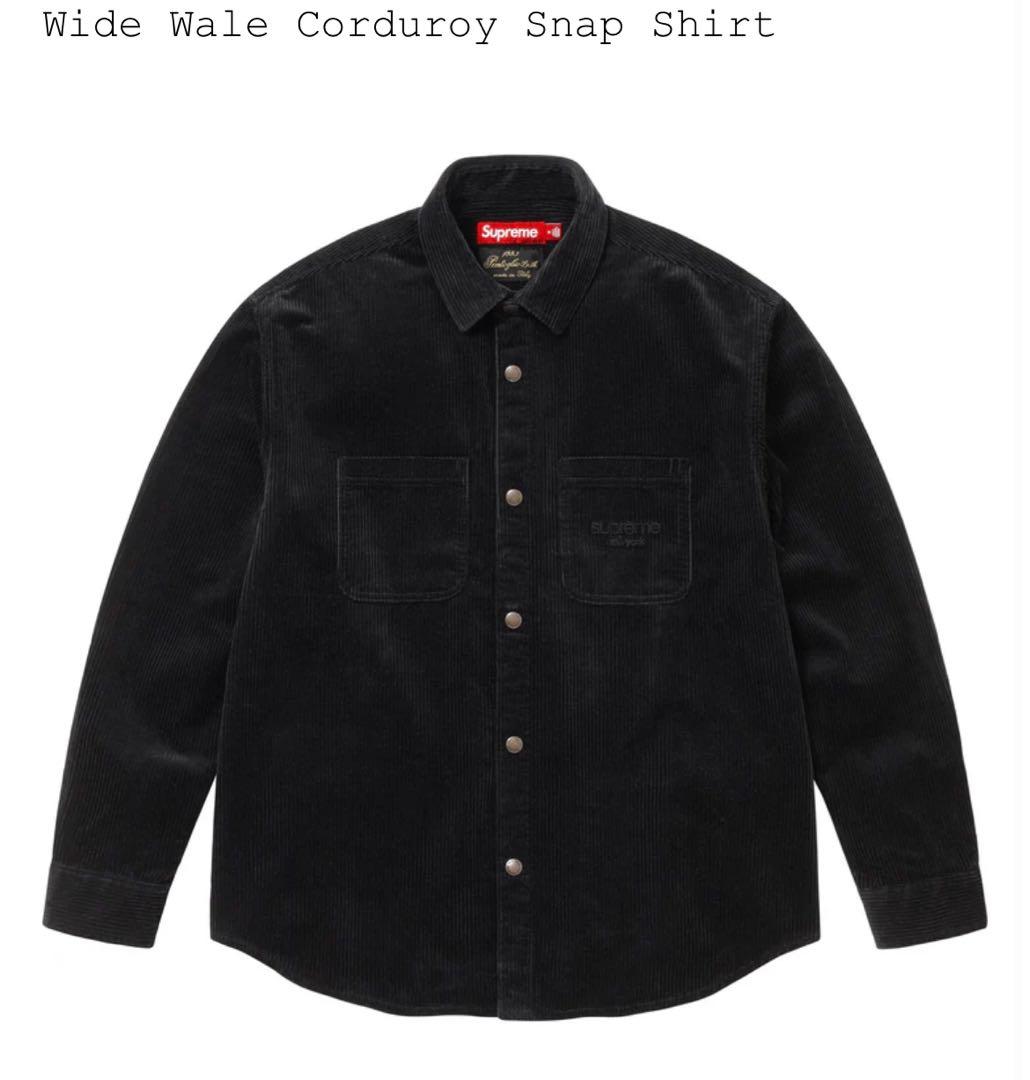 supreme Wide Wale Corduroy Snap Shirt M - メルカリ