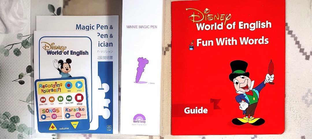 2019年9月 DWE ミニーマジックペンセット ディズニー英語システム dwe