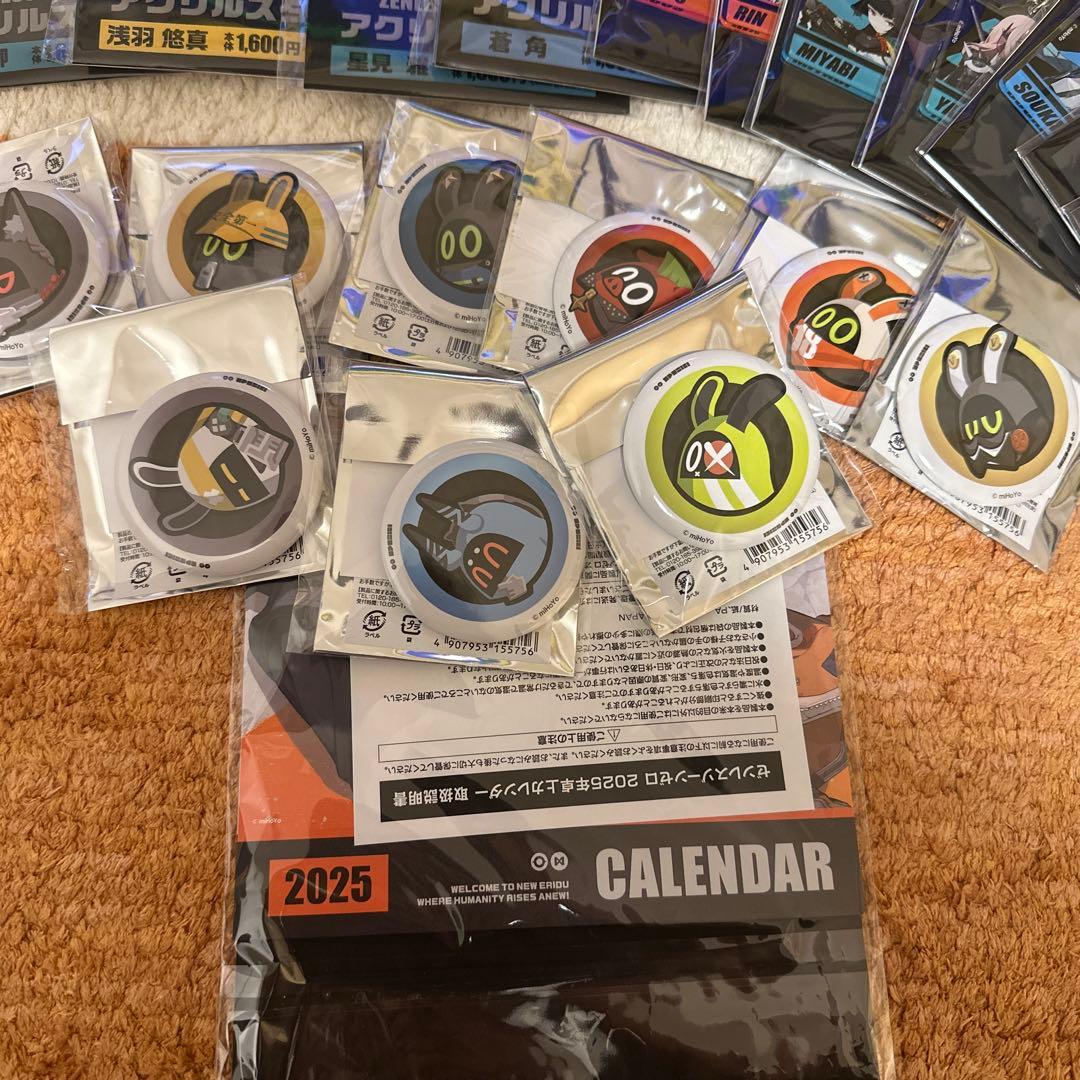 ZENLESS ZONE ZERO アクリルスタンド・缶バッジ・カレンダーセット