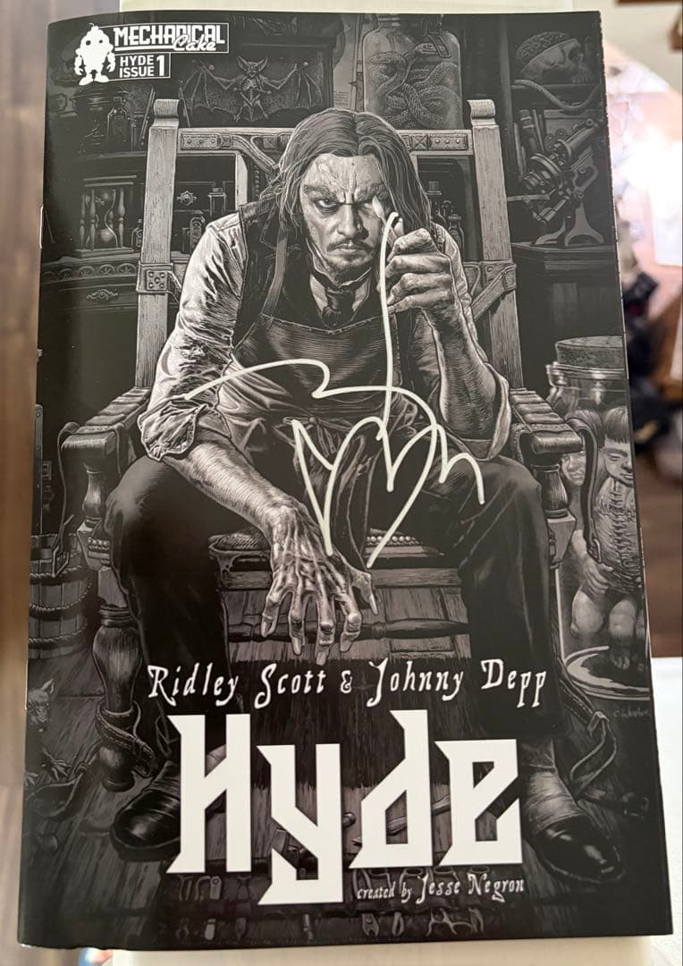 ジョニーデップ 直筆サイン Johnny Depp サイン hyde - メルカリ