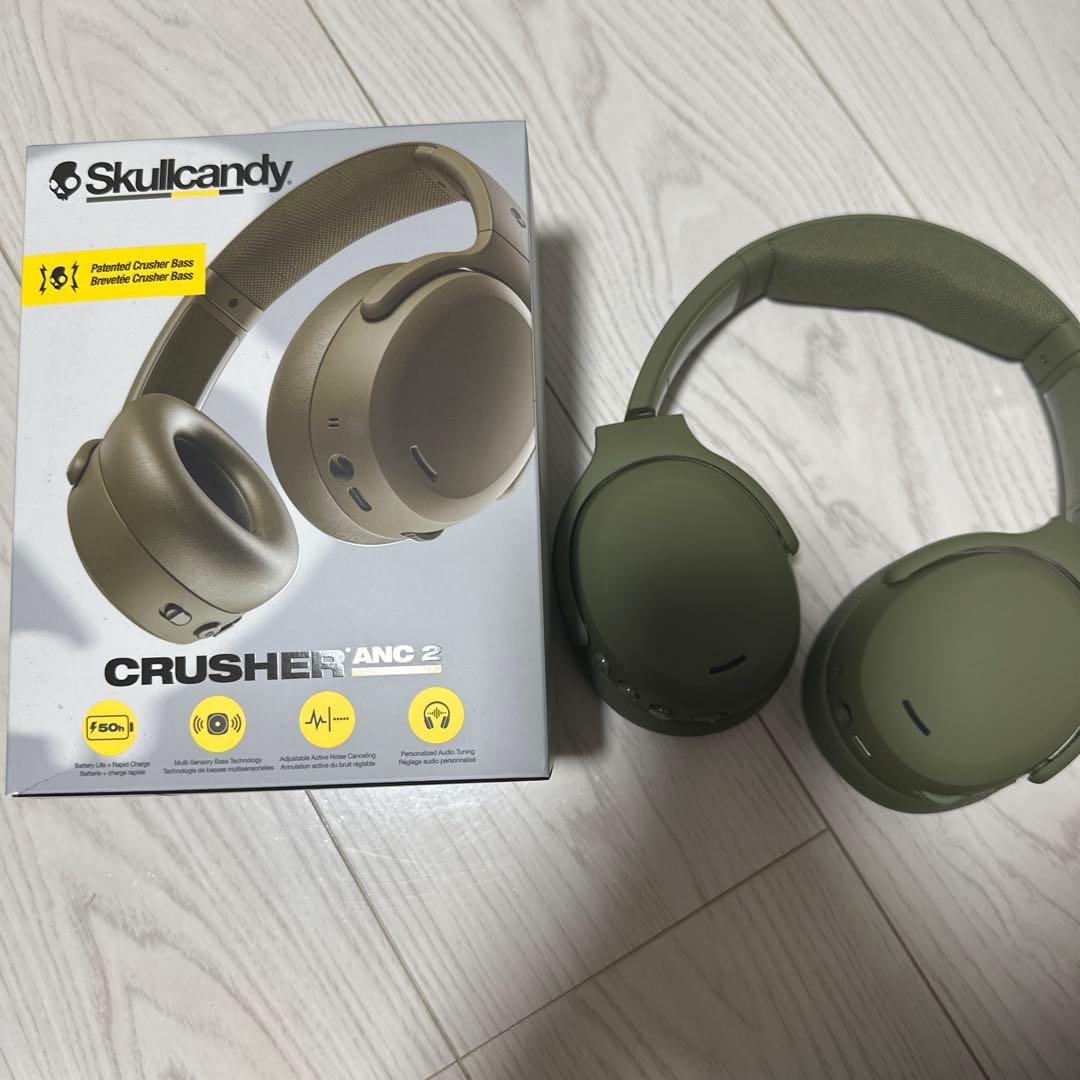 Skullcandy CRUSHER ANC 2 ワイヤレスヘッドホン Amazon.co.jp: Skullcandy公式ストア Crusher ANC2 ノイズキャンセ