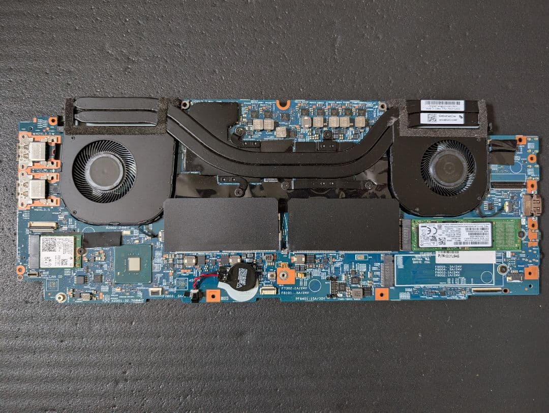 動作品　マザーボード　ThinkPad X1 Extreme i5-8300H ThinkPad X1 Extreme Gen 4」登場 Core H45＋RTX 30で約17.7mm／約1.82