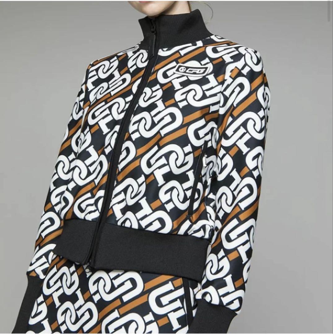 【Rさま専用】美品！CPG ゴルフウェア　レディース　セットアップ CPG GOLF ゴルフ レディース/女性用 CPG クロップドZIPフーディー