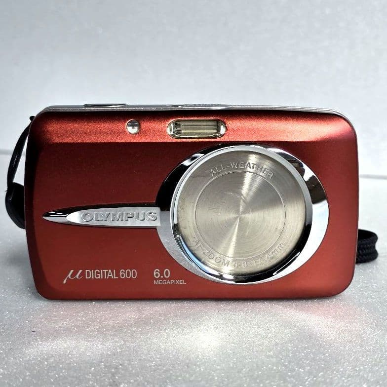 希少】オリンパス Olympus μDigital600 レッド カメラ 一式 - メルカリ