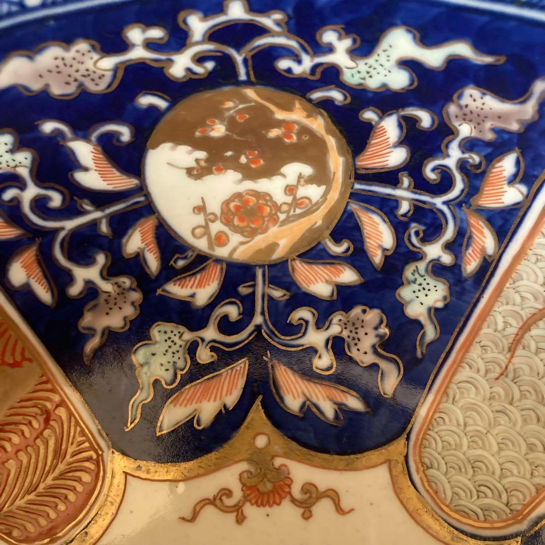 古伊万里 有田焼 鉢 深鉢 盛鉢 金彩 金蘭手 色鍋島 伊万里 骨董品