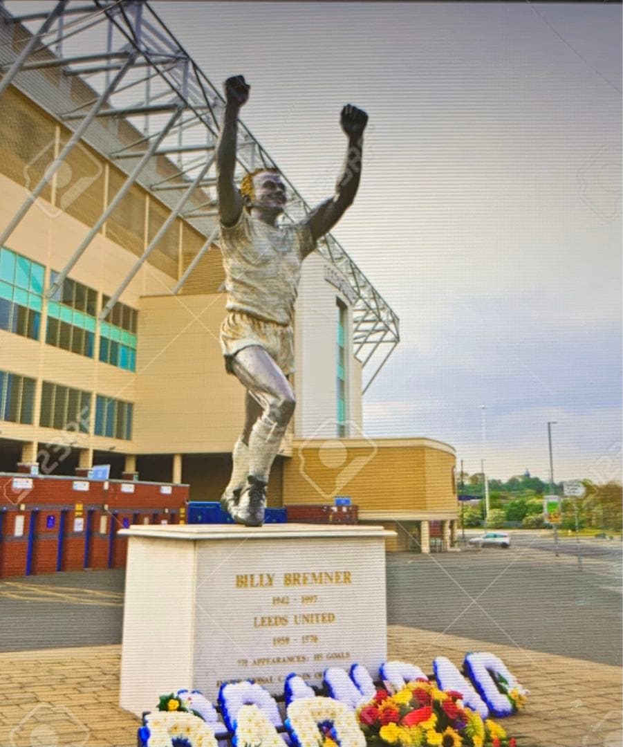 入手不可能！Leedsレジェンド・ビリー・ブレムナー素描画 ポストカード