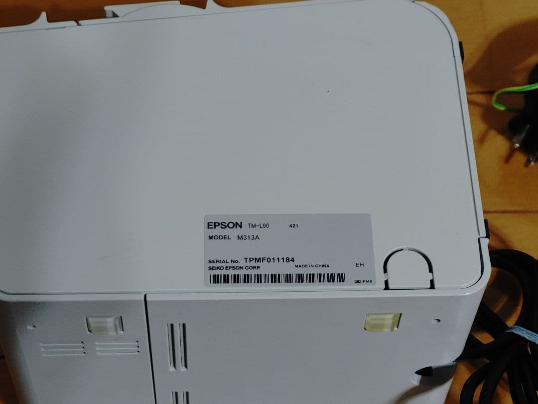 動作OK】EPSON レシートプリンター TM-L90 ACアダプター付 - メルカリ