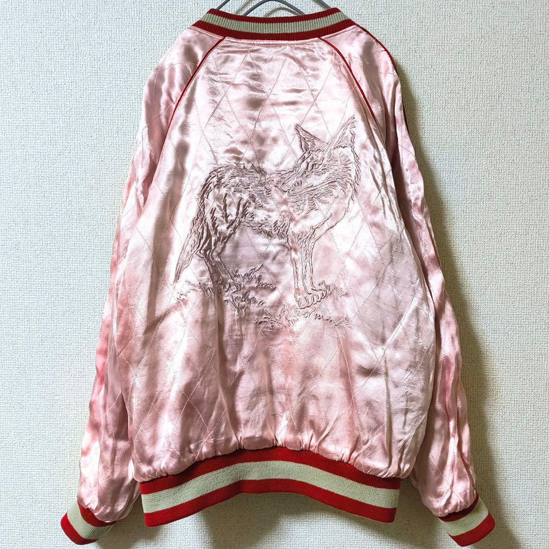 DENIME シンズ期 鷲 狼 スカジャン 別珍 リバーシブル サイズ 42