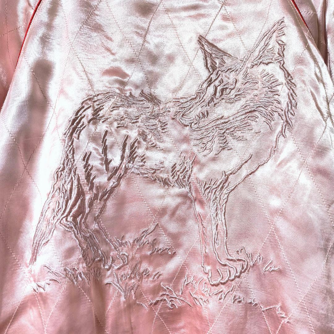 DENIME シンズ期 鷲 狼 スカジャン 別珍 リバーシブル サイズ 42