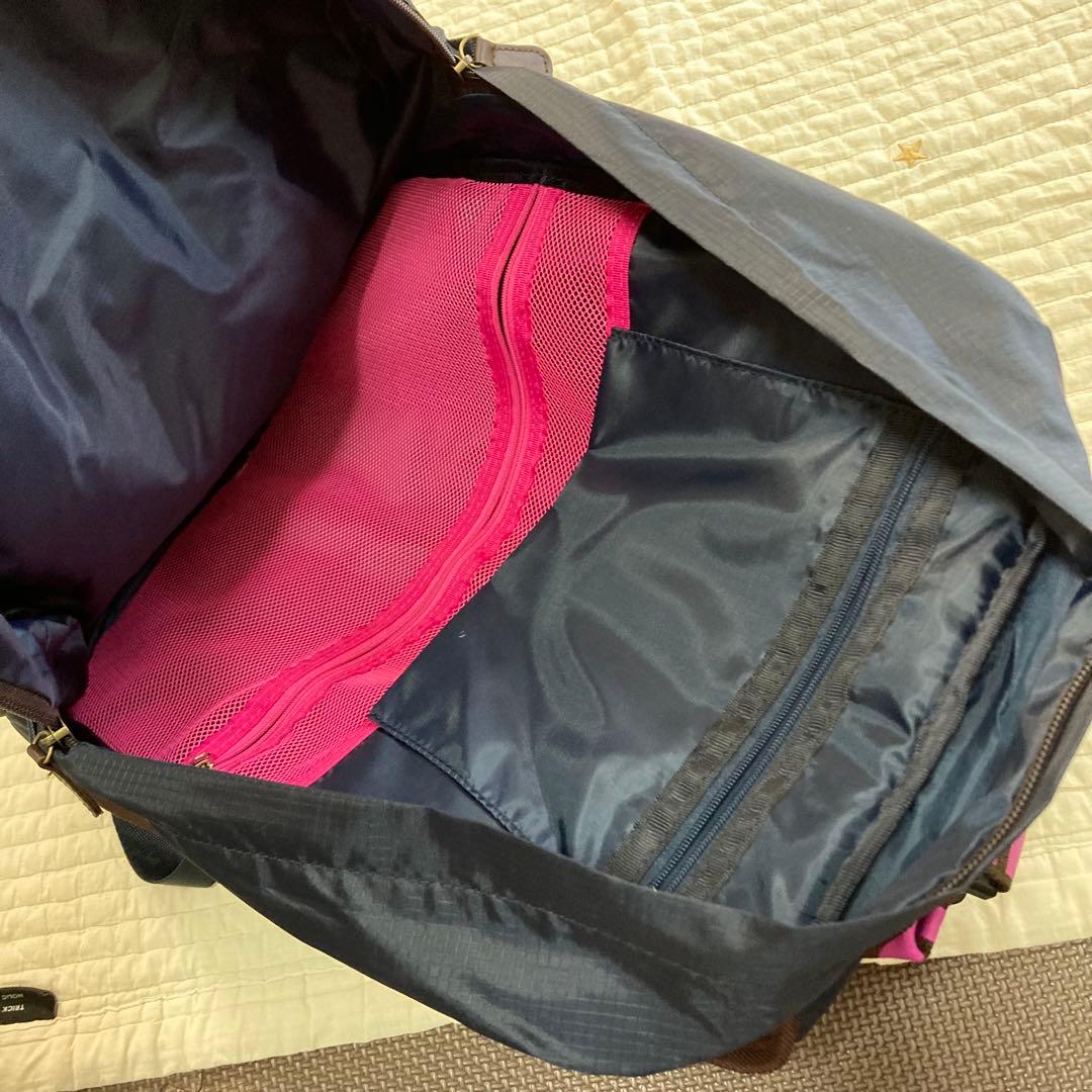 wmmw backpack【navy×pink logo】　 e-bag&ドリカ